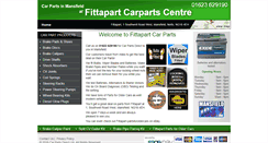 Desktop Screenshot of carparts-mansfield.co.uk