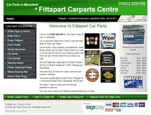 Tablet Screenshot of carparts-mansfield.co.uk